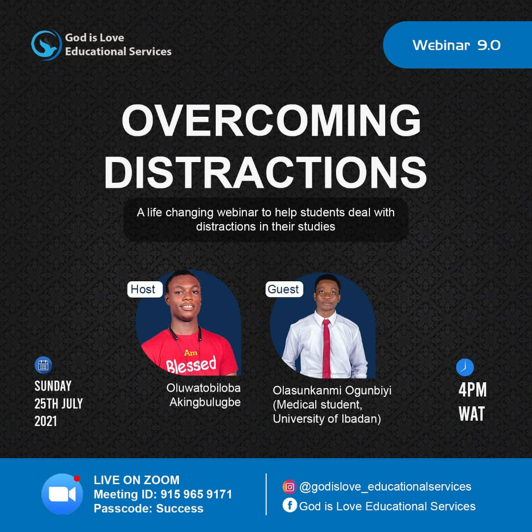 Webinar 9.0 Overcoming Distractions